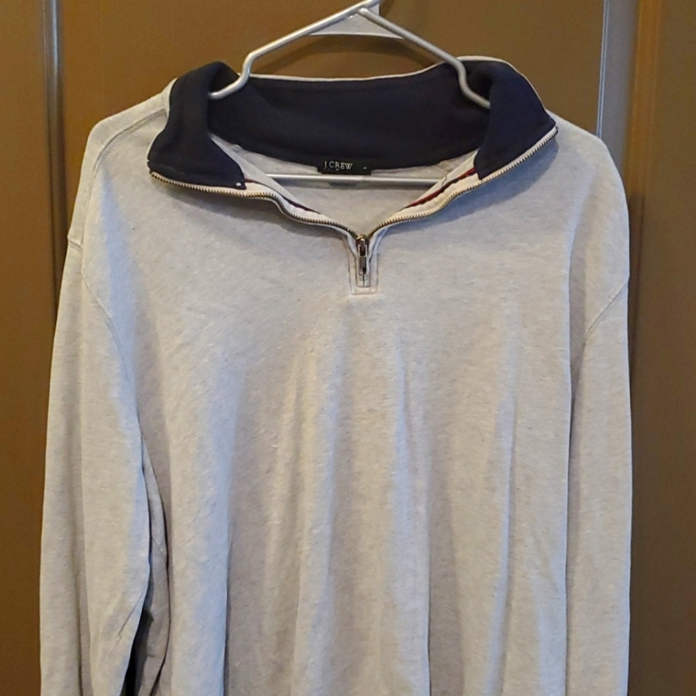 JCrew zip Neck long sleeve shirt